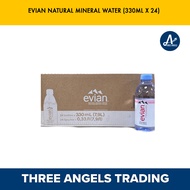 Evian Natural Mineral Water (330ml x 24)