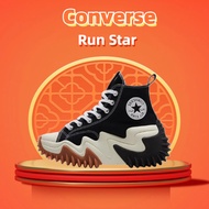 CONVERSE 2023 Run Star Motion ผู้ชายและผู้หญิง high-top Future Radio WAVE รองเท้าหนาพื้นรองเท้า 171545C