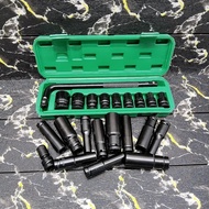 (1/2") Socket drive head Long impact wrench socket [8mm- 38mm] tool Head Hexagon Nut Spanner screw b