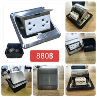 MA_POP-UP ปลั๊กกราวด์คู่ PANASONIC WEG 15929 (สีเงิน) รับประกัน 1 ปี