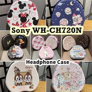 【Fast Shipment】 For Sony WH-CH720N Headphone Case Cartoon Cute Headset Earpads Storage Bag Casing Bo