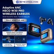 Heco Earbuds W30 Pro Smart Earphone Wireless Bluetooth ANC Fully Adaptive Noise Reduction EQ 6 Micro
