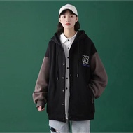 Women's SUPKELHC BASEBALL JACKET - OVERSIZE JACKET - WOMEN'S HOODIE JACKET - WOMEN'S VARSITY JACKET