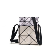 Issey Miyake Bag Bird's Nest Bag Geometric Diamond Pattern Bag Small Square Box Crossbody Women's Bag Color Matching Min