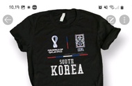 kaos Piala dunia qatar team KOREA / KAOS FIFA WORLD CUP TEAM KOREA 2022 KATUN TSHIRT