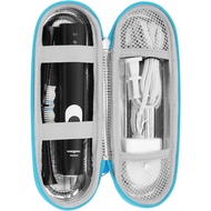 CASE ONLY - Electric Toothbrush Case Compatible with Philips Sonicare ProtectiveClean 7500 6500 6100 5100 4100 Rechargeable Electric Toothbrush. Mesh Bag Holder can Put in Charger.