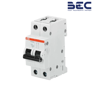 ABB SH202 เมนเซอร์กิตเบรกเกอร์ 2 โพล | S200-C | BEC