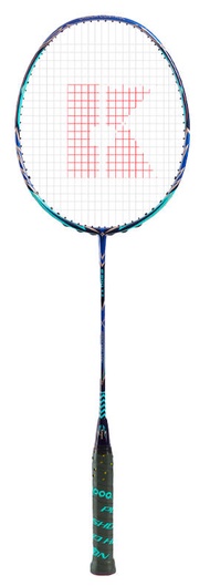 KUMPOO Hexagon 2300-Daren Adult Badminton Racket with Racket Bag (Unstrung) - Blue