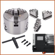 Lathe Chucks for Woodturning 3-Jaw Self-Centering Alloy Attachments 80mm Milling Machine Lathe Chuck