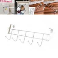 【MRBUNNY】Hook rack 24.5 x 9 x 2.5 cm Over The Door Towel Storage 5Hooks Clothes