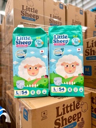 แพมเพิสเด็กพรีเมียม Little Sheep ลิตเติ้ล ชีพ แบบกางเกง Size L 108 ชิ้น - 2 แพ็ค (รุ่นใหม่)