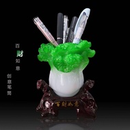 Enrichment Ruyi Cabbage Pen Holder Creative Home Crafts Desk Ornaments Gift Teacher's Day Gift Opening Gift