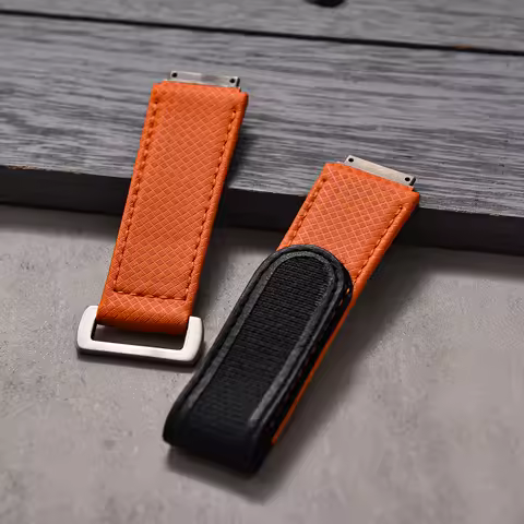 FKM Rubber Watchband For Richard Mille RM11-03 011 RM030 RM67-01 RM59-01 RM007 Fluororubber elastic 