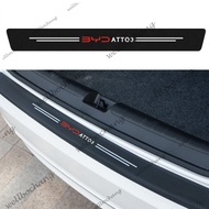 1pcs Carbon Fiber Trunk Sticker Rear Bumper Protector Car Door Protector for BYD Atto 3 Yuan PLUS