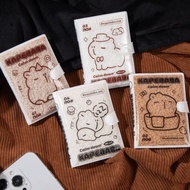 新品现货雅莎卡72K卡皮巴拉泡芙本毛绒胶套空白手掌本随身笔记本高颜值软Yasaka 72K Kapi Bala Puff Ben Plush20251204