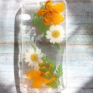 手作押花手機保護殼, iPhone 7, iPhone 8,典雅小品三