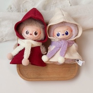 Original labubu Fourth Generation Clothes labubu 4.0 Baby Clothes Mini Doll Clothes Christmas Cloak 
