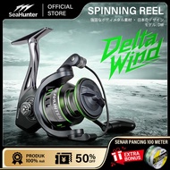 [OFFICIAL]SeaHunter DW Fishing Reel Power Handle 14+1BB Max Drag 15KG Spinning Reel 5.2:1 Gear Ratio