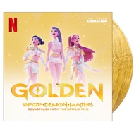OST KPop Demon Hunters Golden Edition Vinyl (Metallic Gold, 1LP)