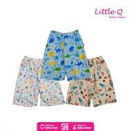 LITTLE Q BABY SHORTS LITTLE Q CUTE MOTIF NEW BORN BABY PANTS - 12 MONTHS