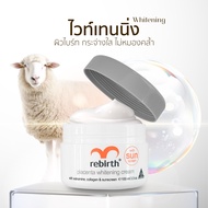 REBIRTH PLACENTA WHITENING CREAM & SUNSCREEN 100ML รีเบิร์ท รกแกะ ไวท์เทนนิ่ง & กันแดด