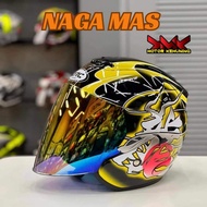 ARC RITZ YF DRAGON NAGAMAS / NAGA VISTA OPEN FACE HELMET ORIGINAL ( HELMET ARC RITZ DRAGON )