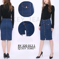 Rok Jeans Skirt 2 Patch Pockets (original Ckey Jeans)