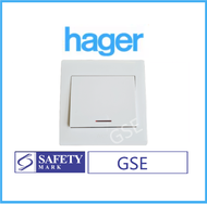 Hager Water Heater Double Pole DP Single Switch 20A with Neon WGML2D1N 1Gang 1Way 2Way