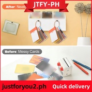 【JTFY】Portable Holder for Yoto-mini Card  Reusable Silicone Organizer with Ring Loops