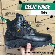 Delta Force รองเท้ายุทธวิธีหุ้มข้อสั้น วัสดุไมโครไฟเบอร์ ใส่เดินป่า ฝึกภาคสนาม สายตรวจ ตำรวจ ทหาร ใส