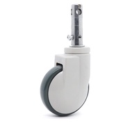 Wheel tpr Medical Single pu Wheel 45 Degree Wheel 17cm Medical Caster Control Wheel Long Rod Medium 