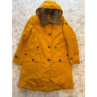 [Authentic] AIGLE GORE-TEX Yellow Jacket - Real Rabbit Fur & Liner - Good for Travel