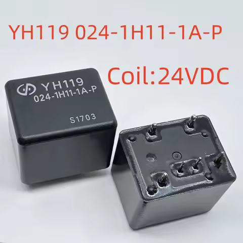 New YH119 012-1H11-1S-P ; YH119 024-1H11-1A-P ; (4119A6P11-24V/12V) Relay 6pins