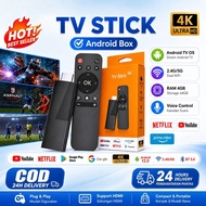 TV Stick M98 4K UHD Google Android TV YouTube Netflix HDR Pemain Media Streaming Smart TV