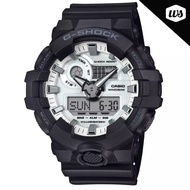 [Watchspree] Casio G-Shock GA-700 Lineup Black and Brilliant White Series Watch GA700WD-1A GA-700WD-