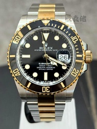 【低調奢華】95新 ROLEX 勞力士 潛航者型 SUBMARINER 126613LN-0002 126613 126613LN 間金黑水鬼 金鋼黑水鬼