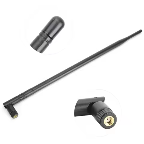 12DBI WiFi Antenna, 2.4G/5G Dual Band High Gain Long Range WiFi Antenna with RP‑SMA Connector for Wi