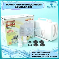 AQURA Pompa Air Celup Aquarium AQURA sp 106 Sp - 106 63 W 5000 Litter