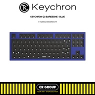 Keychron Q3 Knob Barebones - Blue Keyboard (1Yr Warranty)