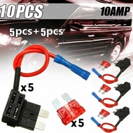 Fuse Holders 5sets Car Add-a-circuit Fuse TAP Adapter Standard ATO ATC Auto Blade Fuse Holder