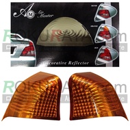 Proton Waja (2000-2011) Car Custom Fit Rear Decorative Top Tail Lamp Accessories Amber Orange Reflec