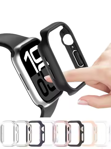 Cover Case For Apple Watch Series 10 46mm 42mm Smart watch Accessories Screen Protector PC bumper Fr