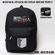 Attack ON TITAN Bag - ATTACK ON TITAN School Bag - AOT ANIME Bag - ATTACK ON TITAN School Bag BACKPACK