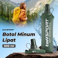 Foldable Drinking Bottle Soft Flask Running Water Bottle 500ml - Foldable Drinking Bottle 500ml Soft