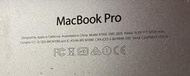 二手市面稀少Apple MacBook Pro A1502(外接電源可以開機但螢幕狀況如圖當收藏/裝飾品