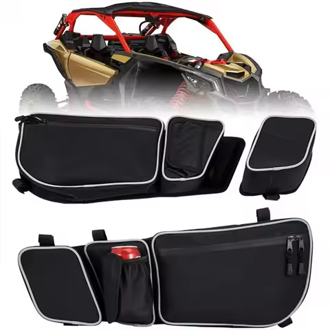 1 Pair Door Bags Storage UTV Accessories for Can Am Maverick X3 R Canam Max R 4x4 Turbo 2pcs