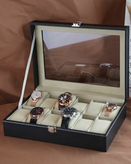 手錶收納盒# 手錶盒# 機械手錶收納盒#watch jewelry display storage holder case grids box organize