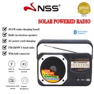 NSS AM/FM.TV 3Band Radio Portable Receiver Electric Radio AC/DC Operation NS-2009