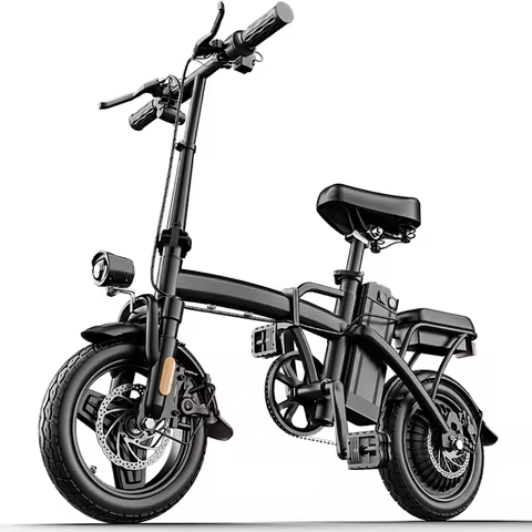 G11 14 Inch Folding Electric Bike 48V 500W 10Ah Battery Max 32km/h 3 Riding Modes Dual Disc Brake Ad