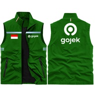 Gojek vest Latest Gojek Scotlight vest/ Quality windproof waterproof Gojek driver men's motorcycle v